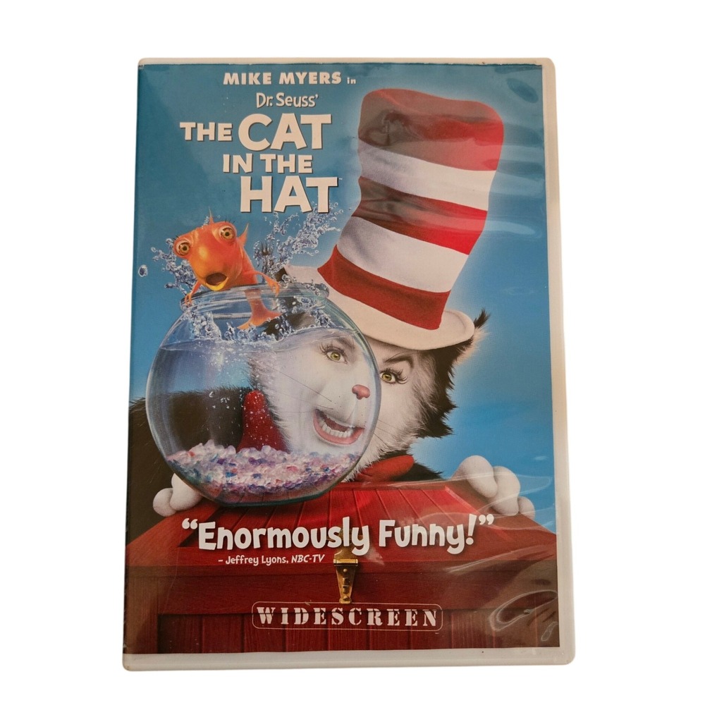 Dr Seuss The Cat in the Hat DVD Mike Myers Widescreen Kids Family Movie 2003